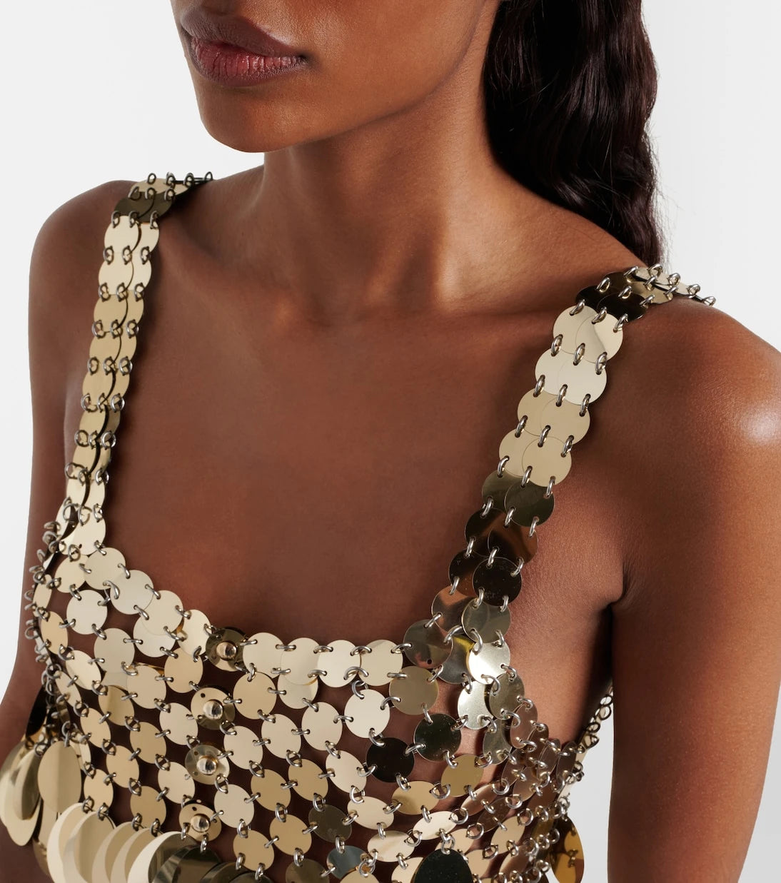 Rabanne - Payetli crop top