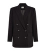 Claudie Pierlot Black Double-Breasted Tailored Blazer
