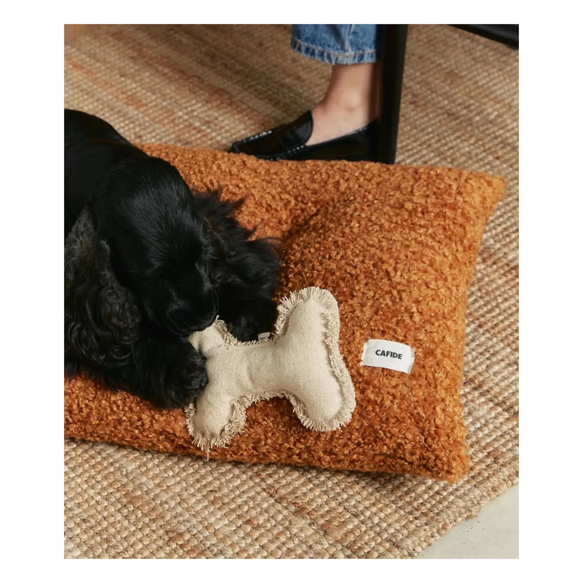 Cafide - Bone dog toy | Off-White