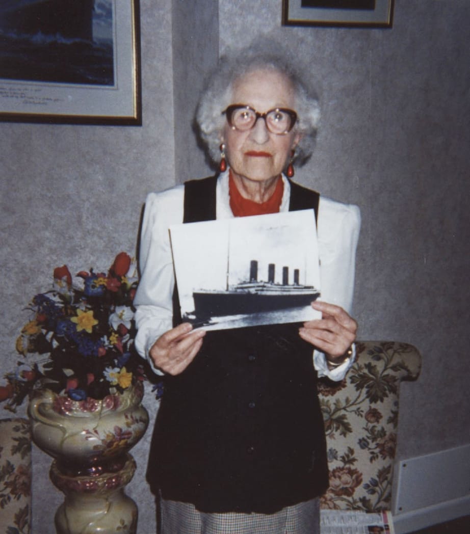 Leipzig Galleries Titanic Last Survivor Autograph and Relic Display