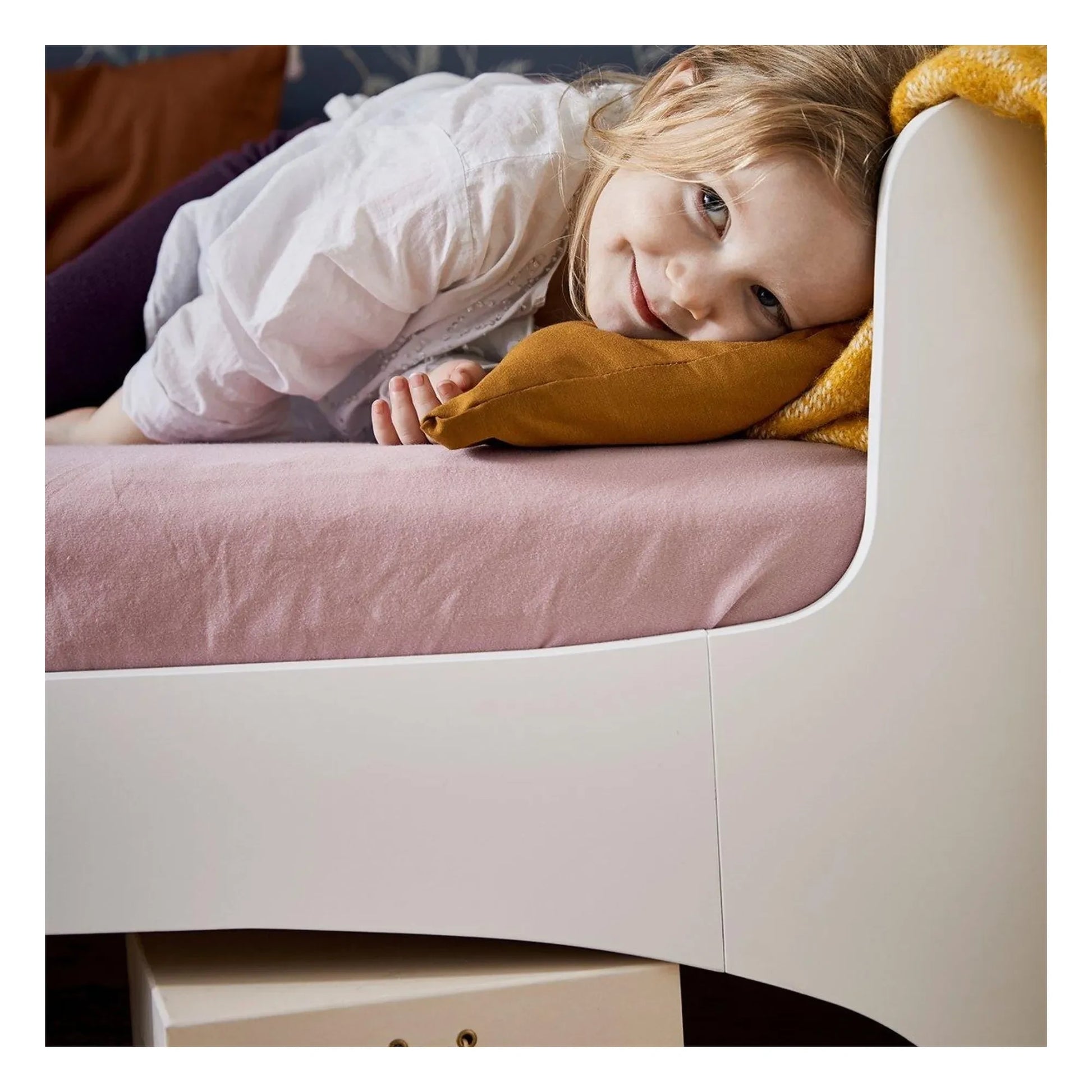 Leander - Classic mattress extension | White