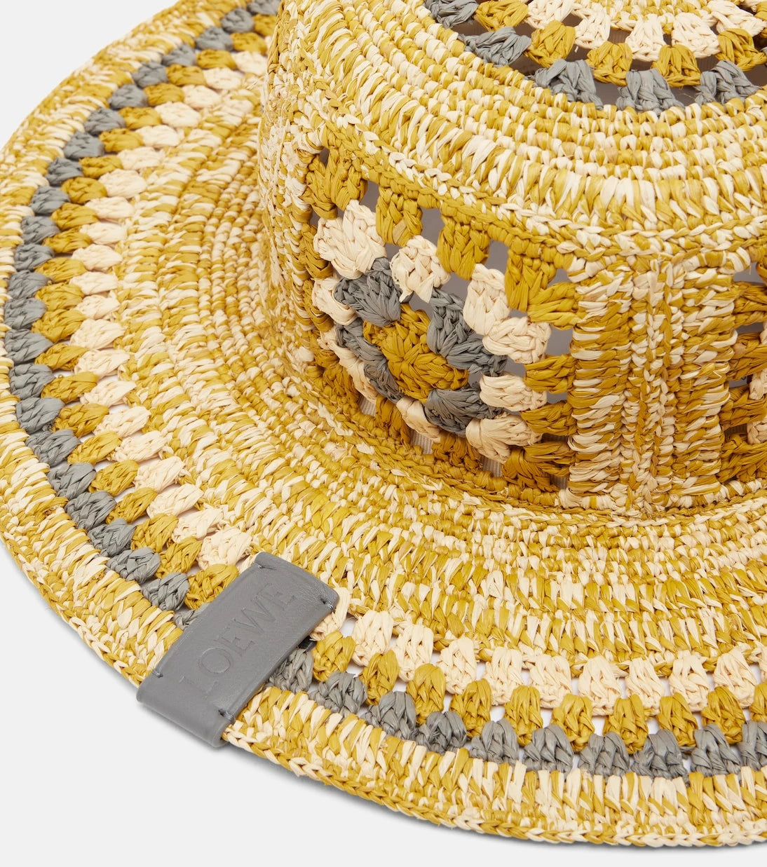 Loewe - Paula's Ibiza crochet raffia bucket hat