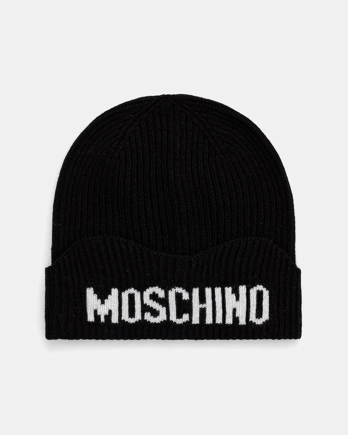 Moschino шапка дамска от вълнена материя