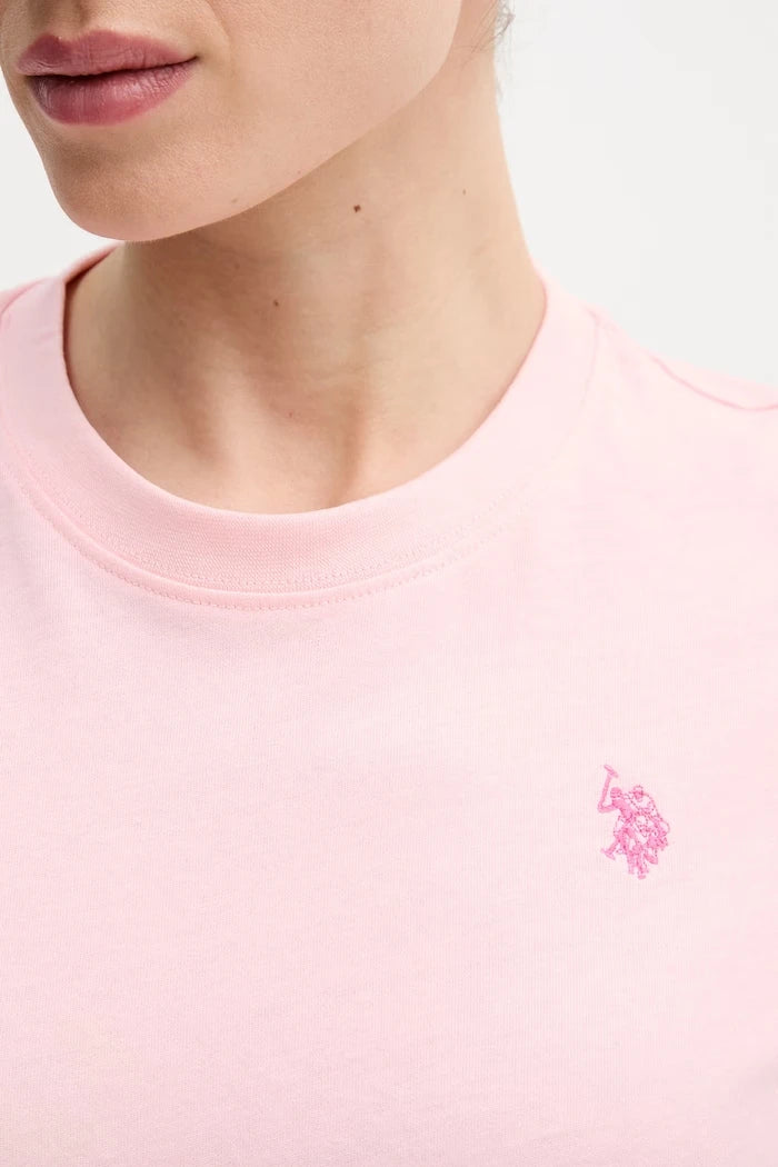 U.S. Polo Assn. Kadın Pamuklu Tişört CREW NECK