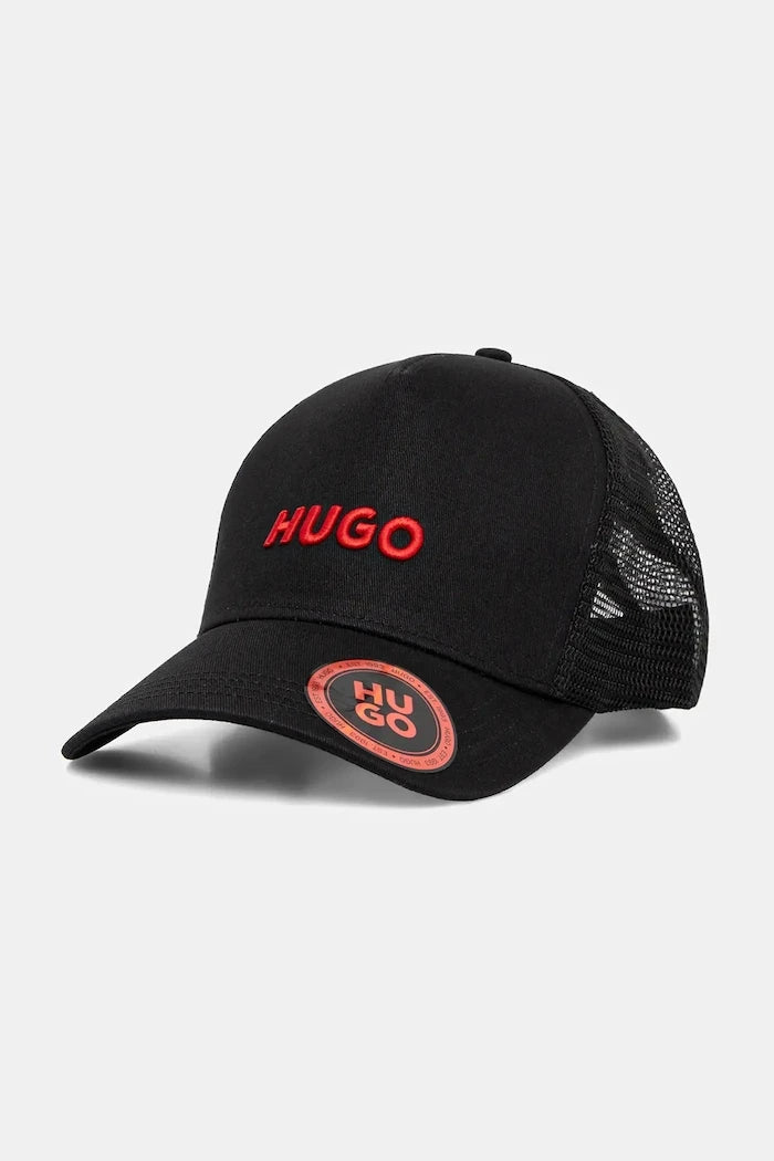 HUGO pamuklu erkek şapka Marsel-Trucker