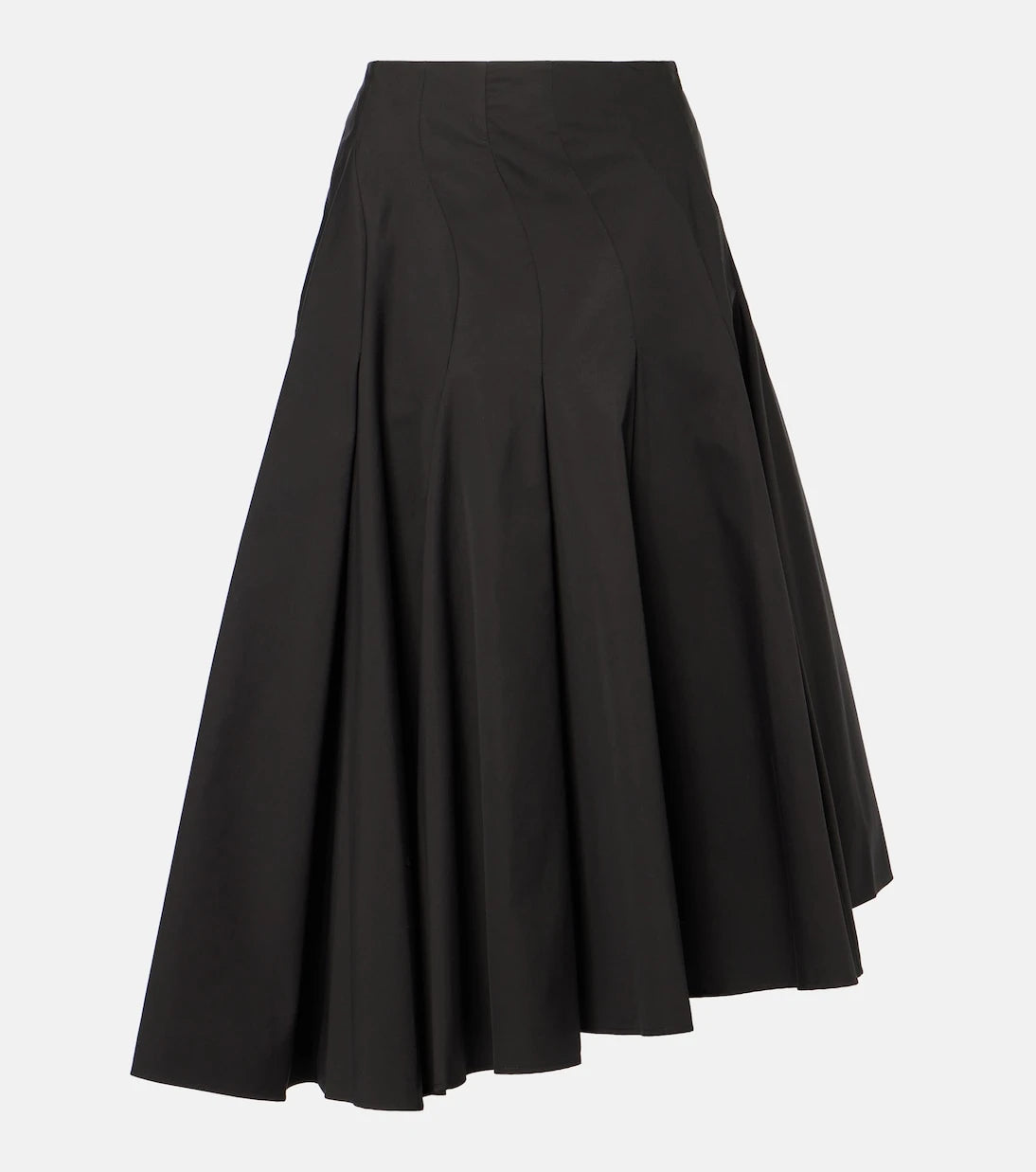Fforme - Rio asymmetric cotton midi skirt