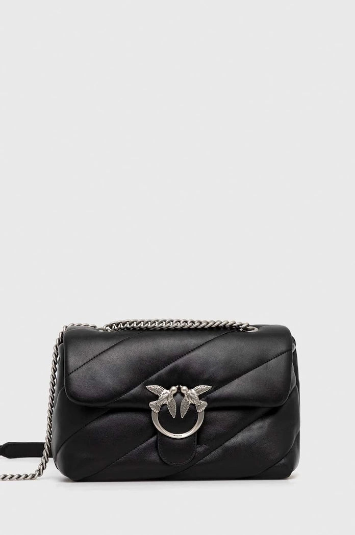 Pinko kadın deri crossbody çanta