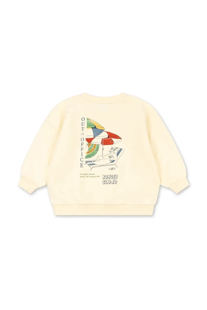 Konges Sløjd çocuk pamuklu LOU SWEAT SHIRT OCS