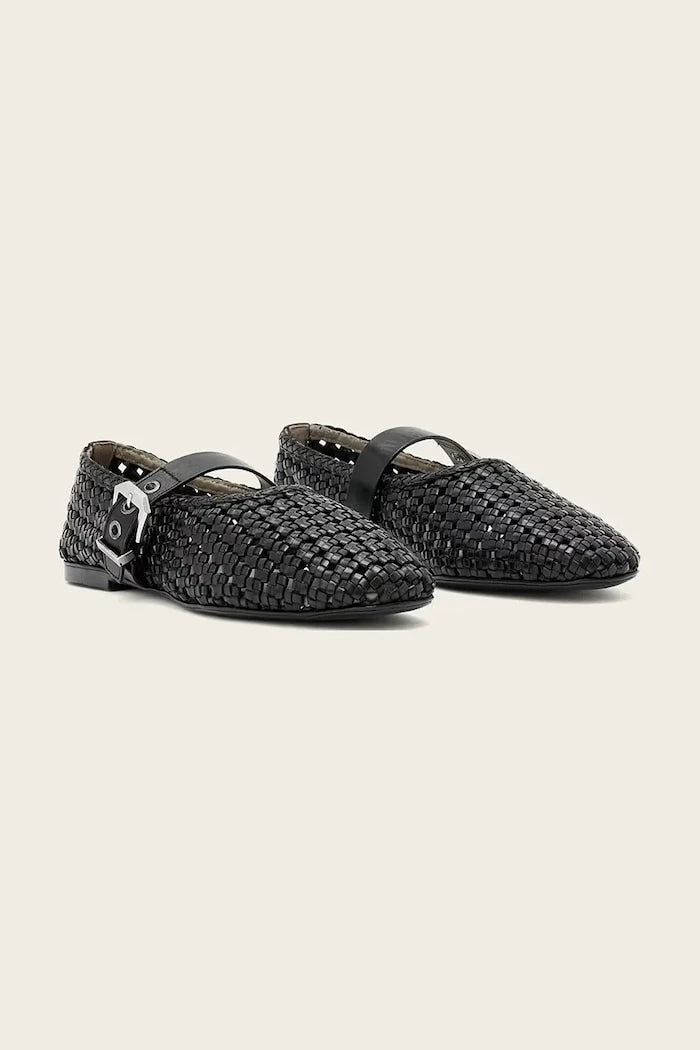 AllSaints балеринки от кожа Sabine Woven Flat