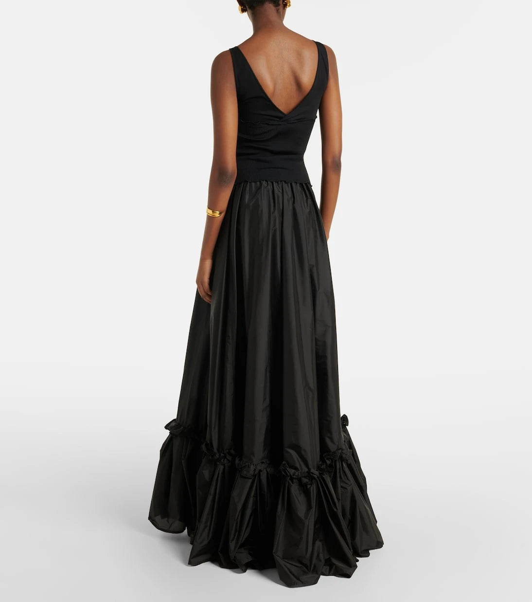 Saint Laurent - Ruffled maxi skirt