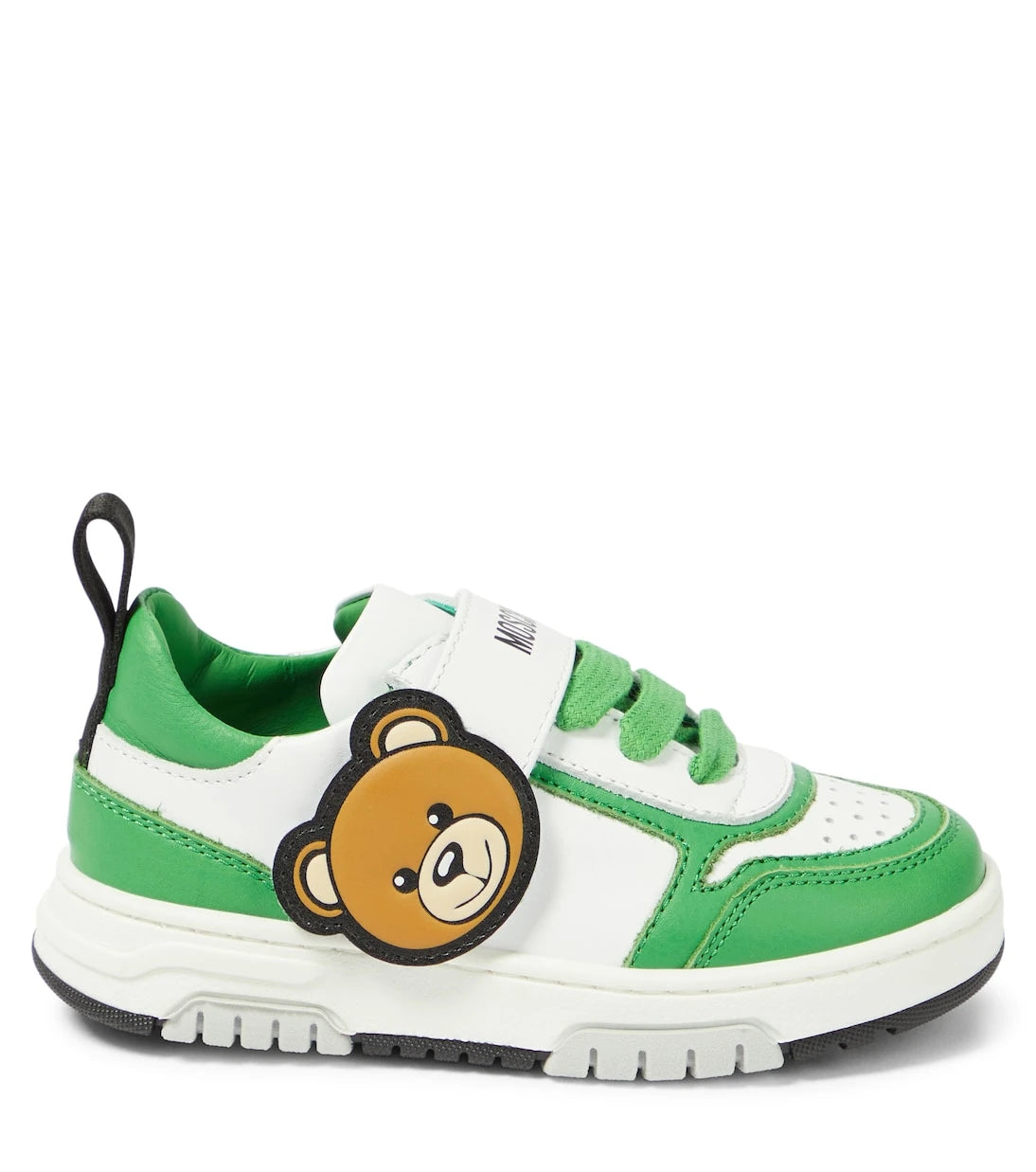 Moschino Kids - Teddy Bear leather sneakers