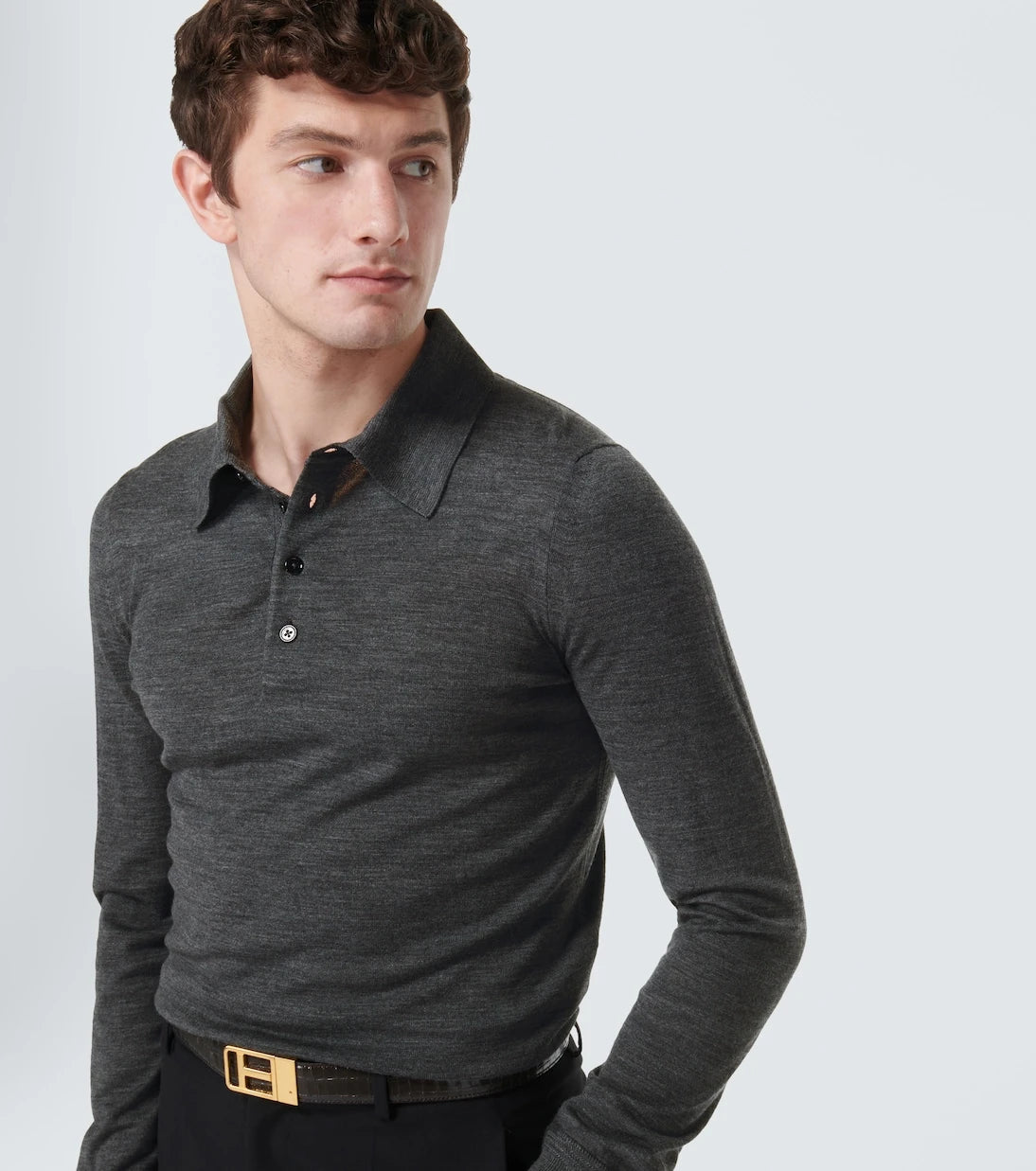 Tom Ford - Wool polo shirt