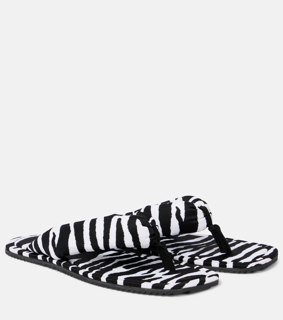 The Attico - Indie zebra-print thong sandals