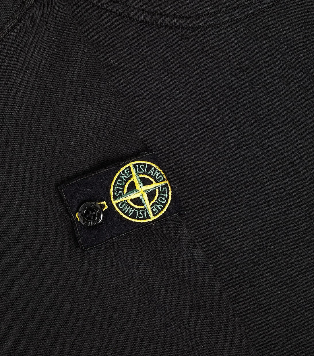Stone Island Junior - كنزة رياضية قطنية بطبعة بوصلة