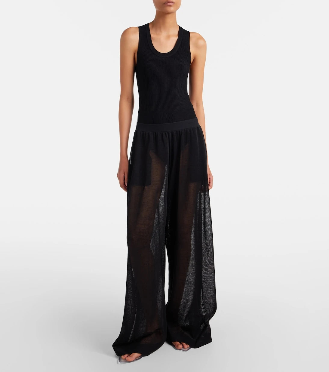 Alaïa - Ribbed-knit bodysuit