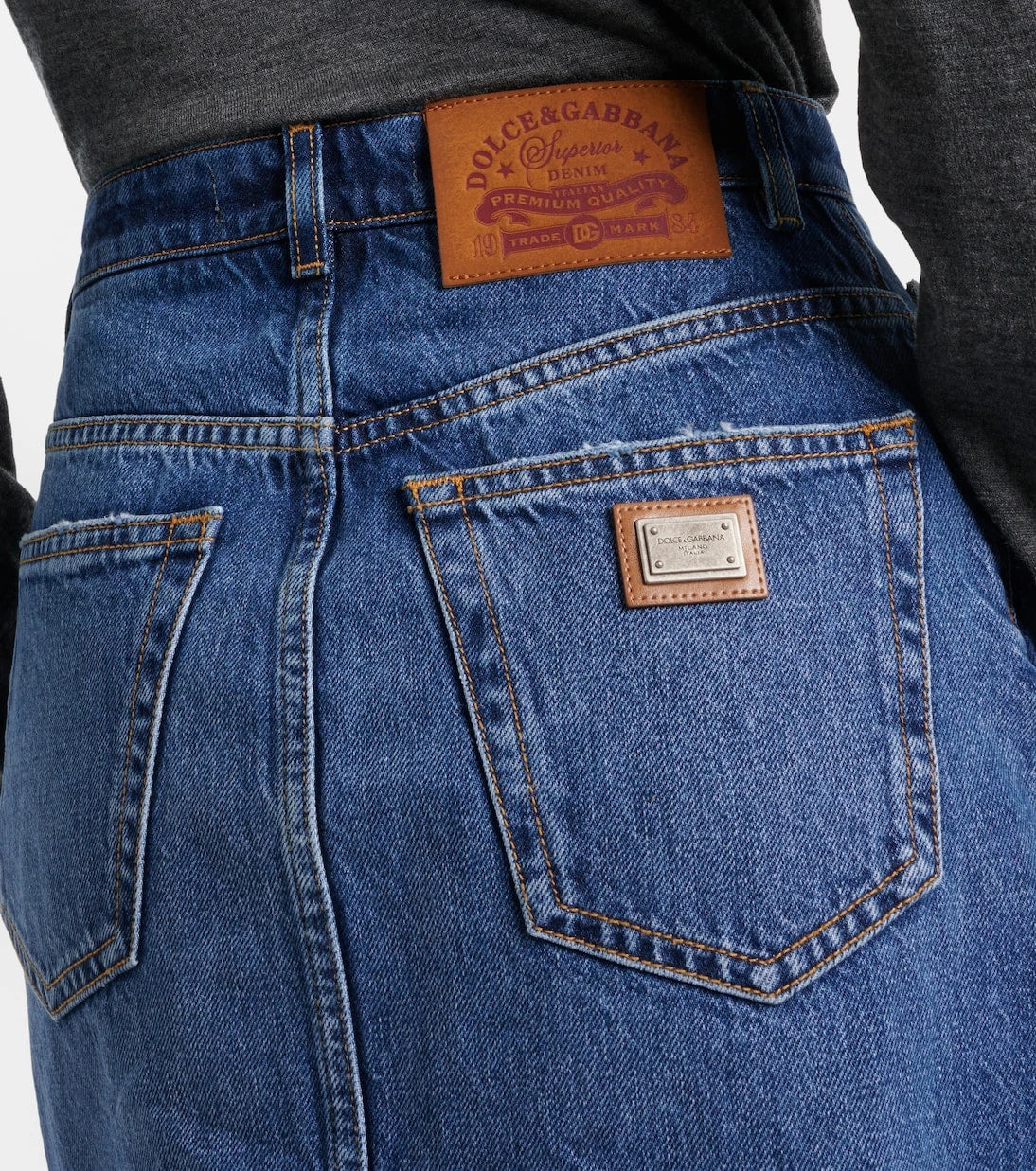 Dolce&Gabbana - Denim miniskirt