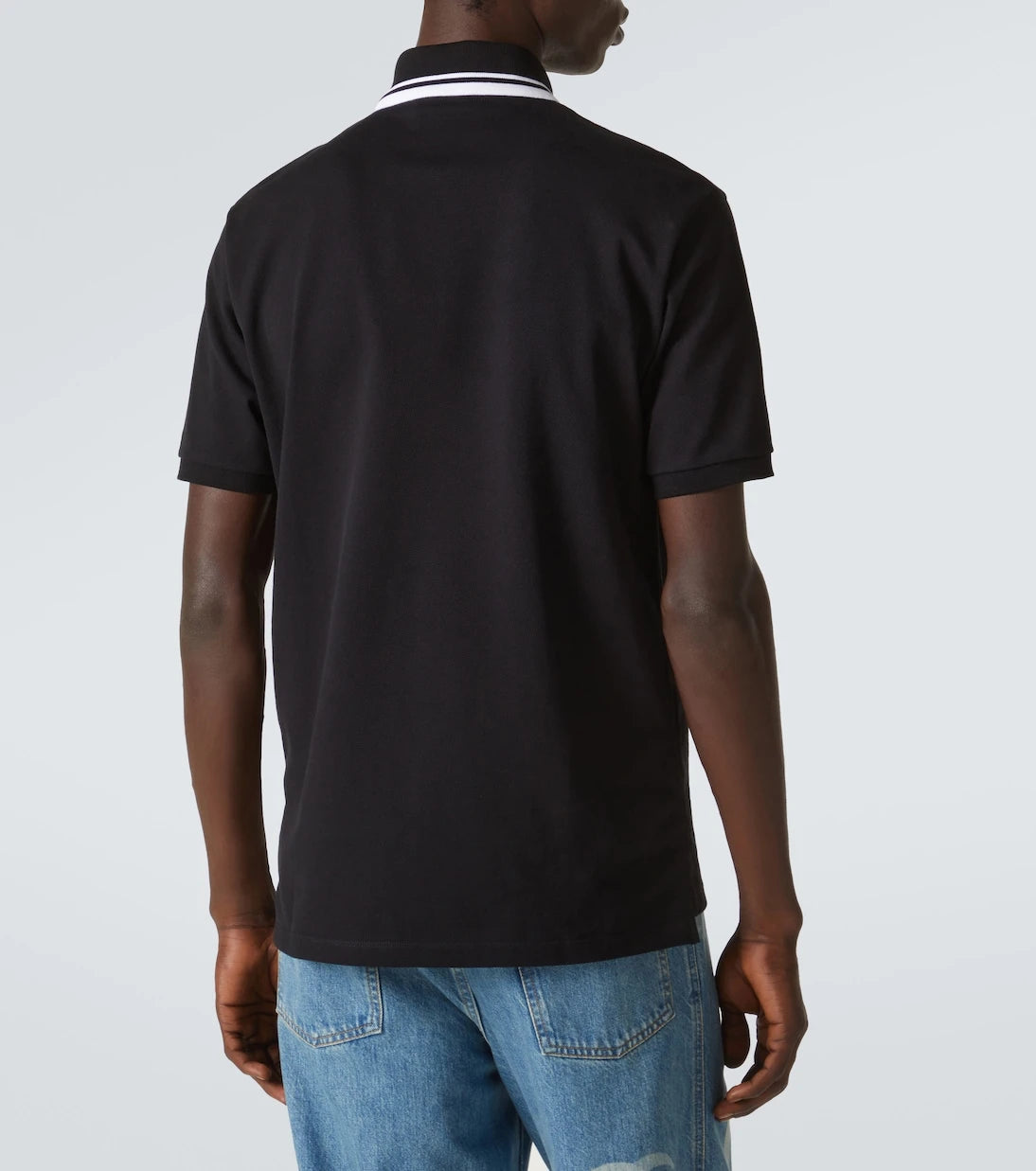 Gucci - GG Web cotton-blend polo shirt