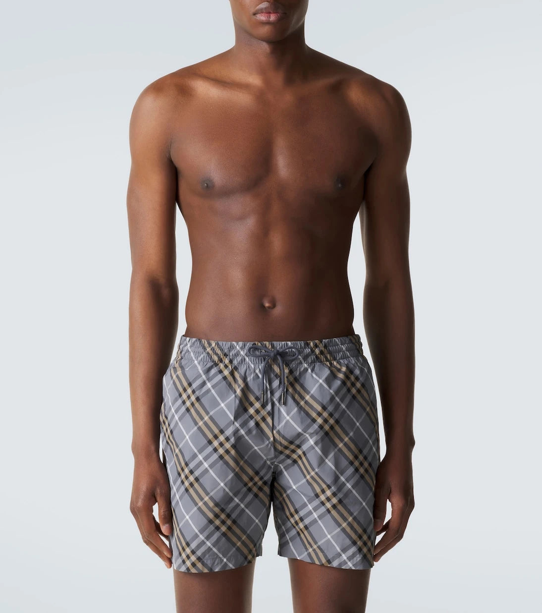 Burberry - Burberry Check swim trunks
