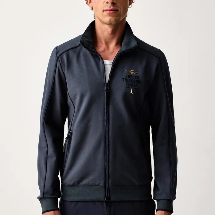 Viskozlu Erkek Fermuarlı Sweatshirt