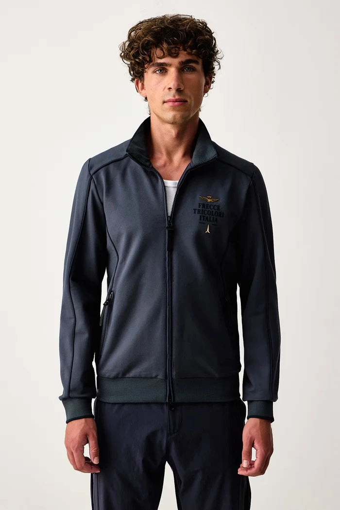 Viskozlu Erkek Fermuarlı Sweatshirt