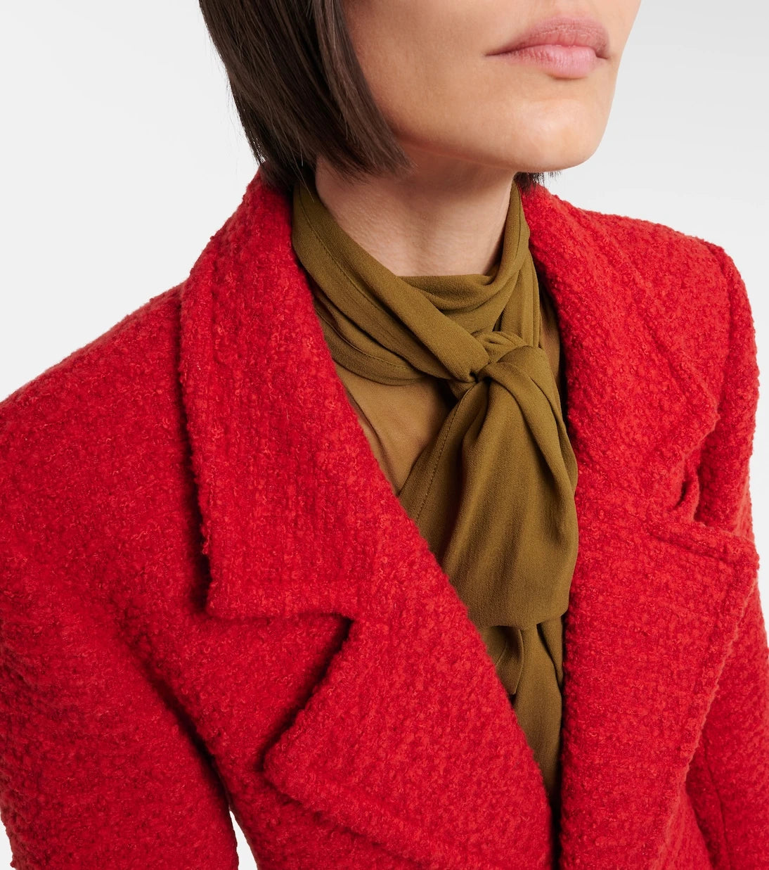 Saint Laurent - Wool and silk-blend tweed jacket