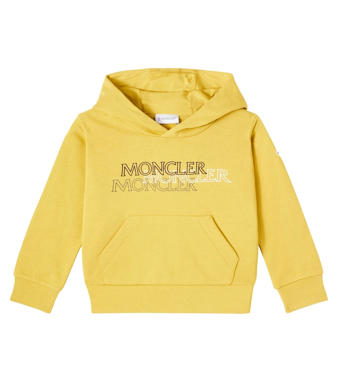 Moncler Enfant - Logo cotton jersey hoodie