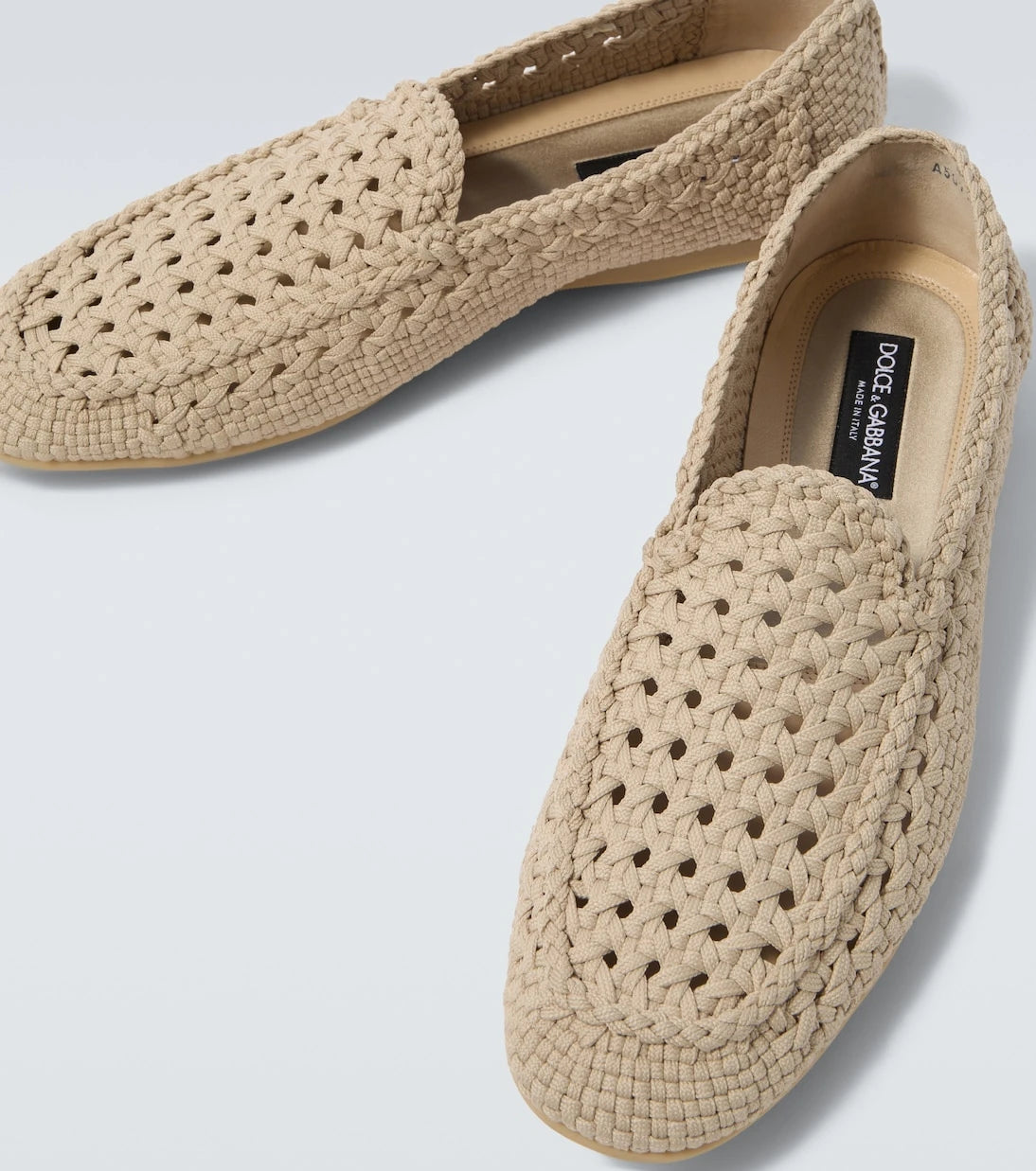 Dolce&Gabbana - Woven loafers