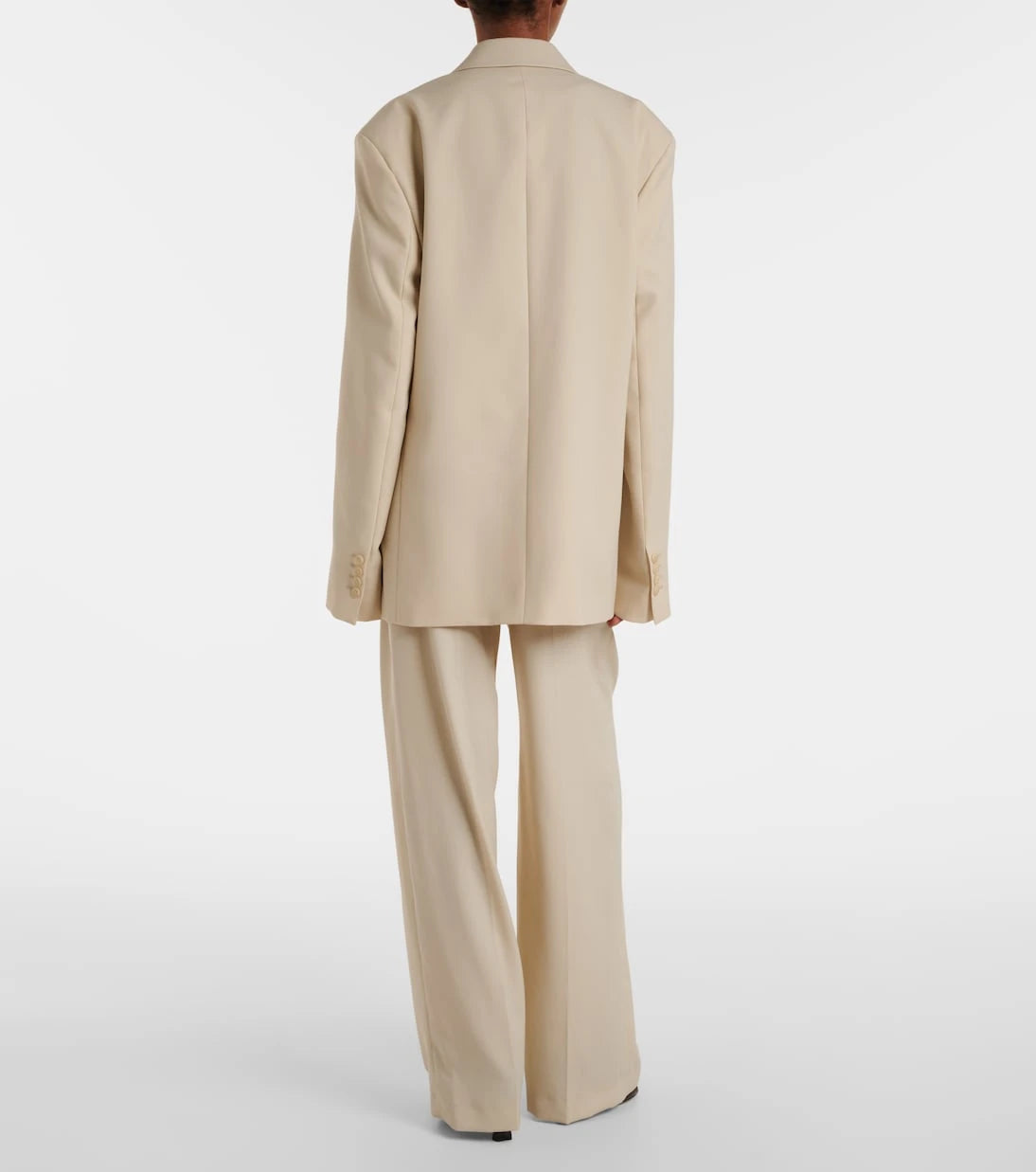 The Frankie Shop - Newark double-breasted cotton blazer