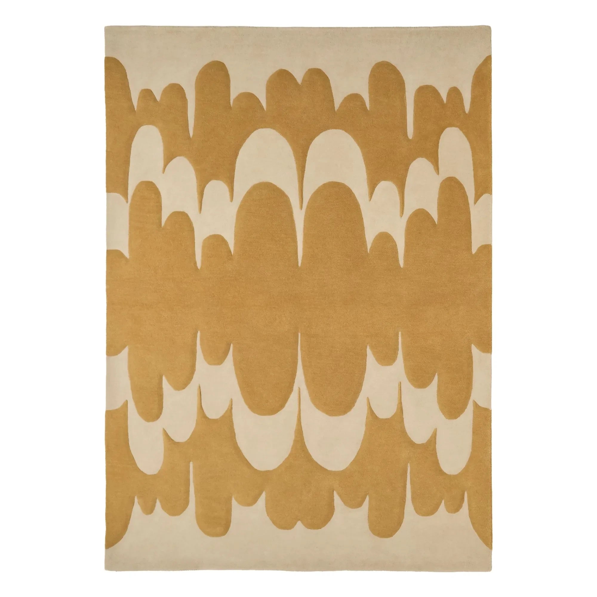 Nanimarquina - Echo wool rug, Lucia Eames | Ochre