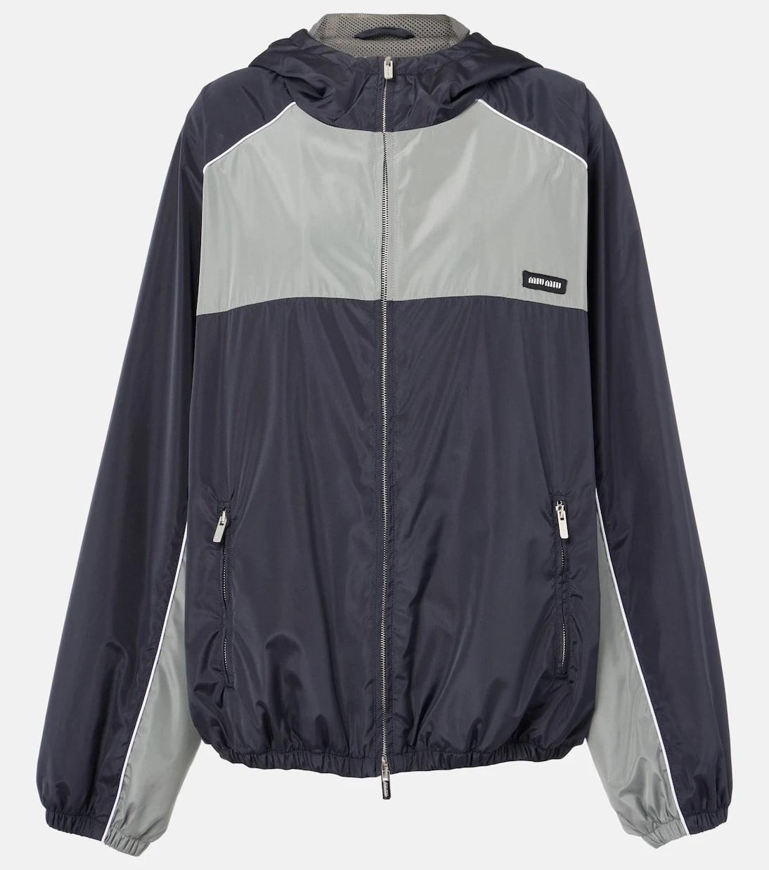 Miu Miu - Logo oversized track jacket