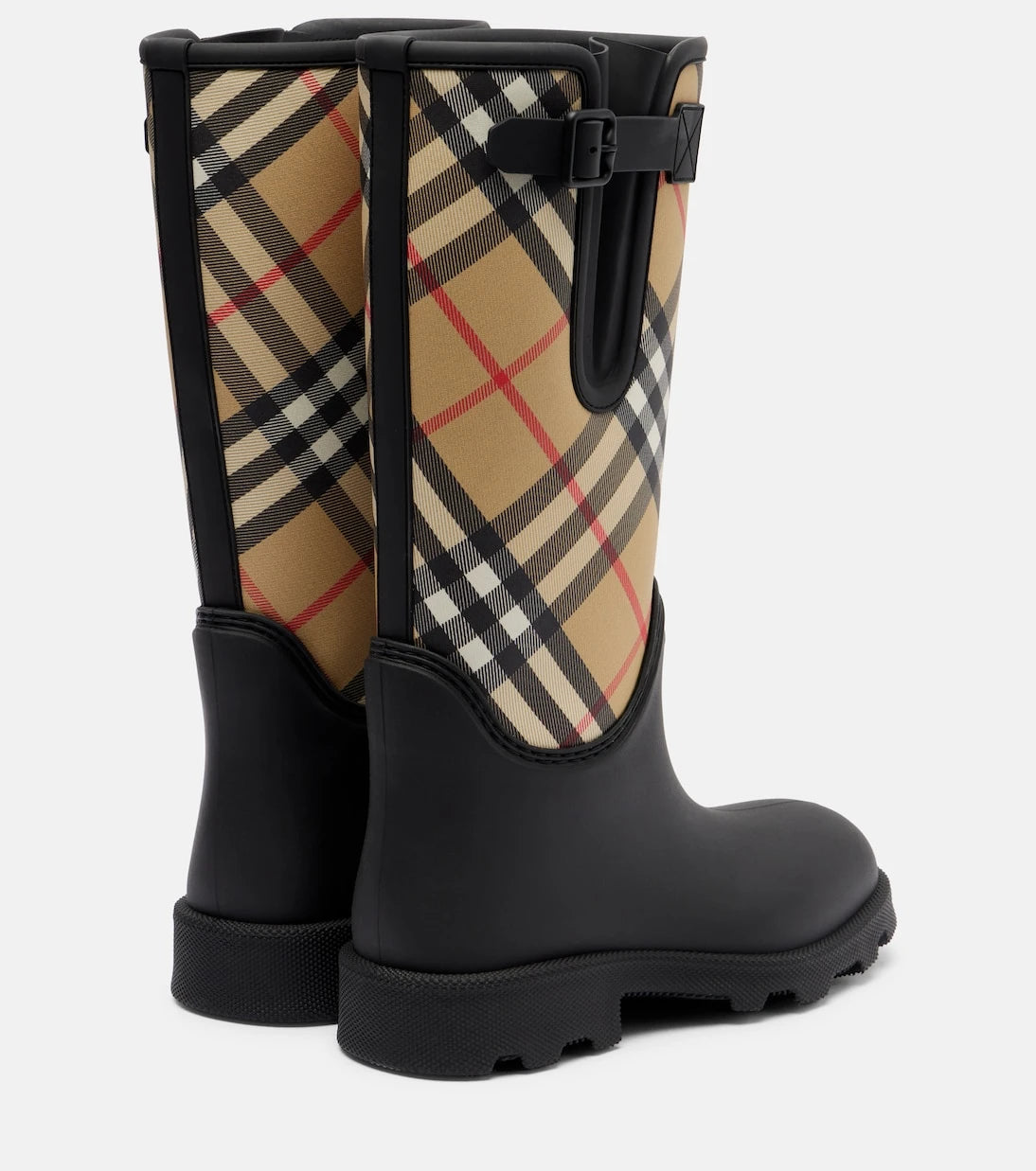 Burberry - Marsh Burberry Check rain boots