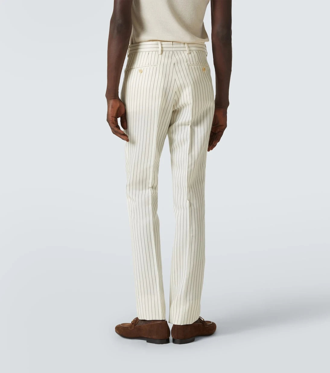 Tom Ford - Dyllan pinstripe wool and silk suit pants