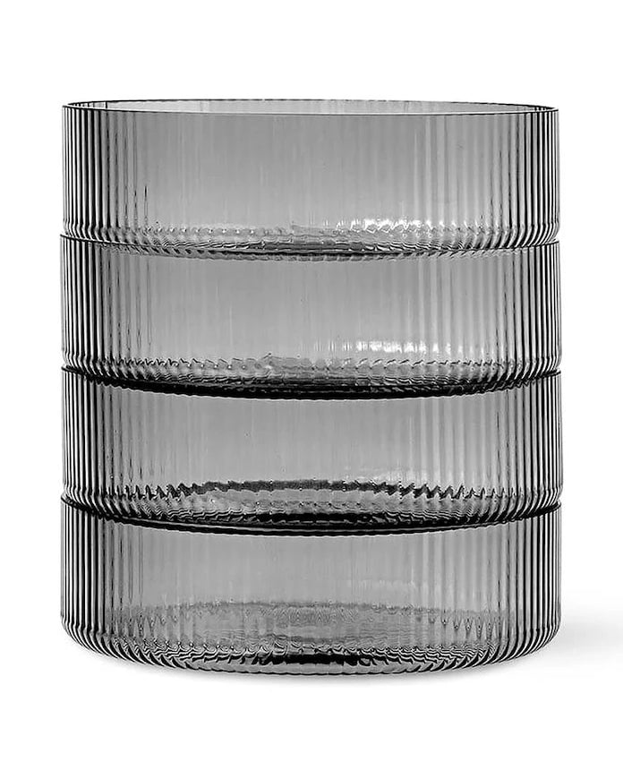 ferm LIVING Ripple Servis Kaseleri Seti (4 Parça)