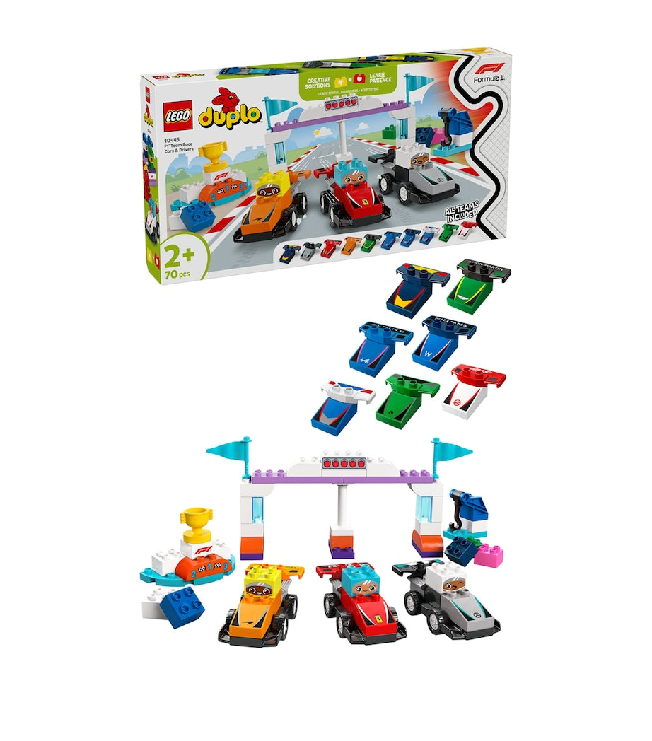 DUPLO F1 Team Race Cars & Drivers 10445