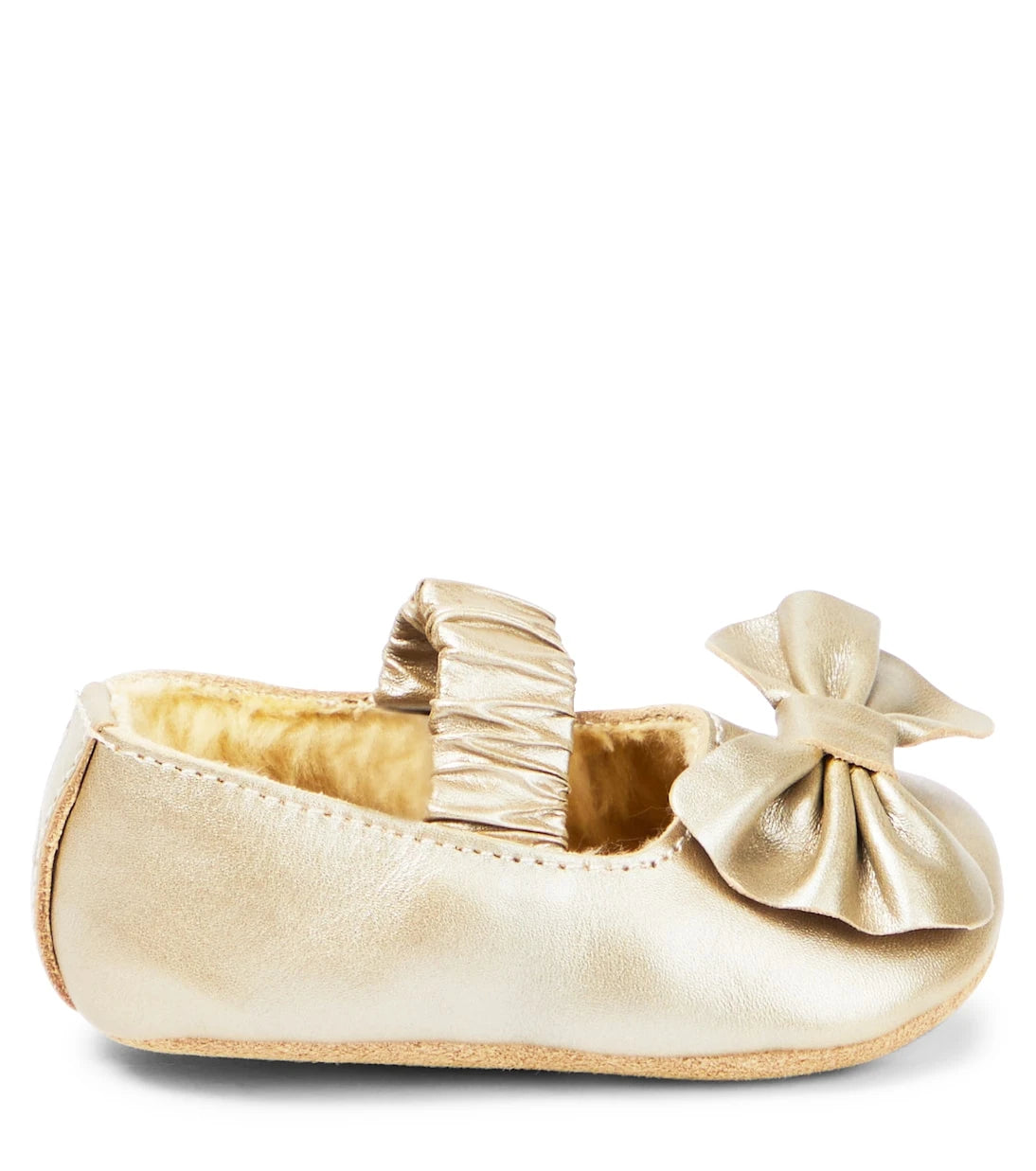 Donsje - Baby Neni metallic leather ballet flats