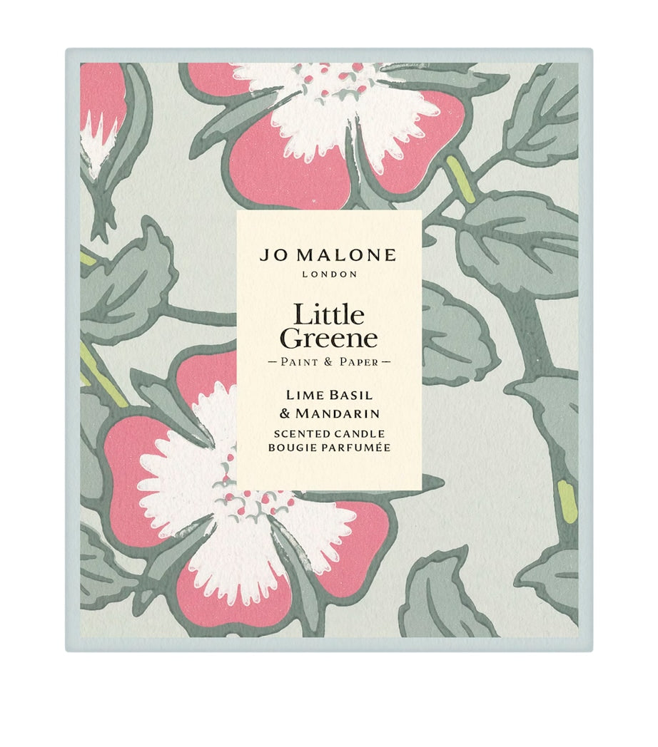 Jo Malone London x Little Greene Special Edition Lime Basil & Mandarin Scented Candle (200g)