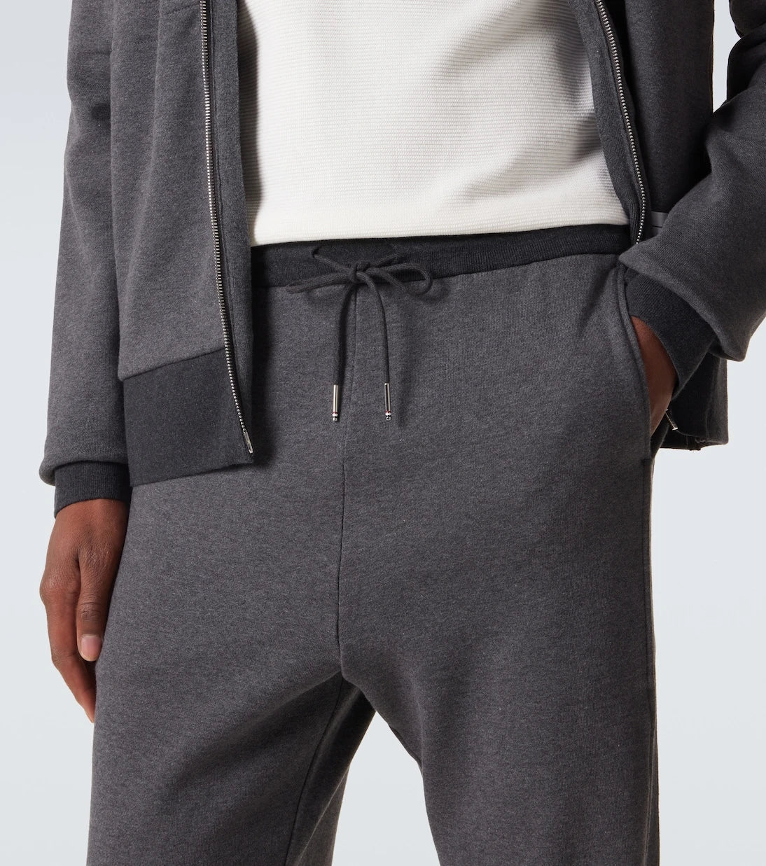 Thom Browne - 4-Bar cotton jersey sweatpants