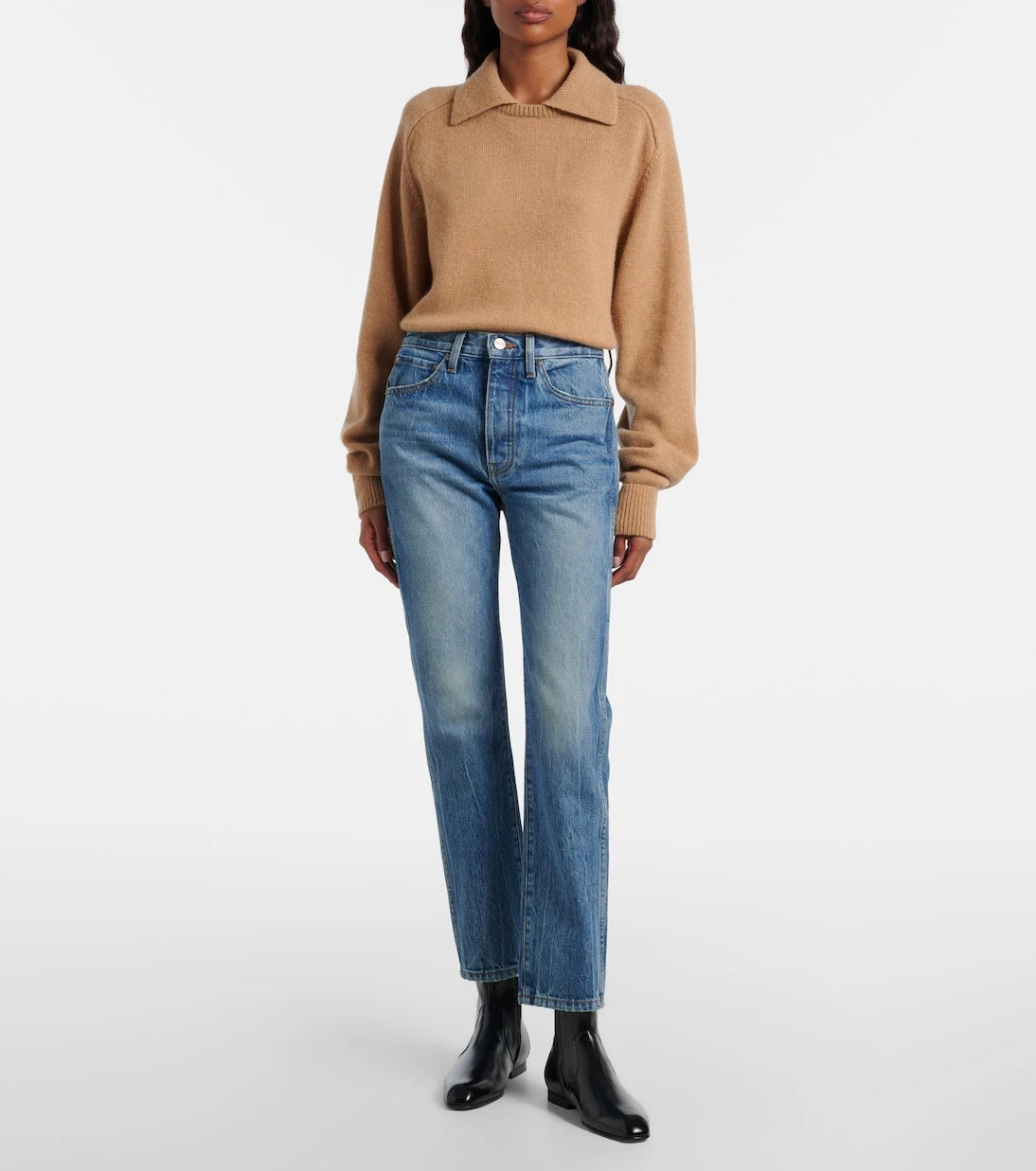 Khaite - Finley cropped straight jeans