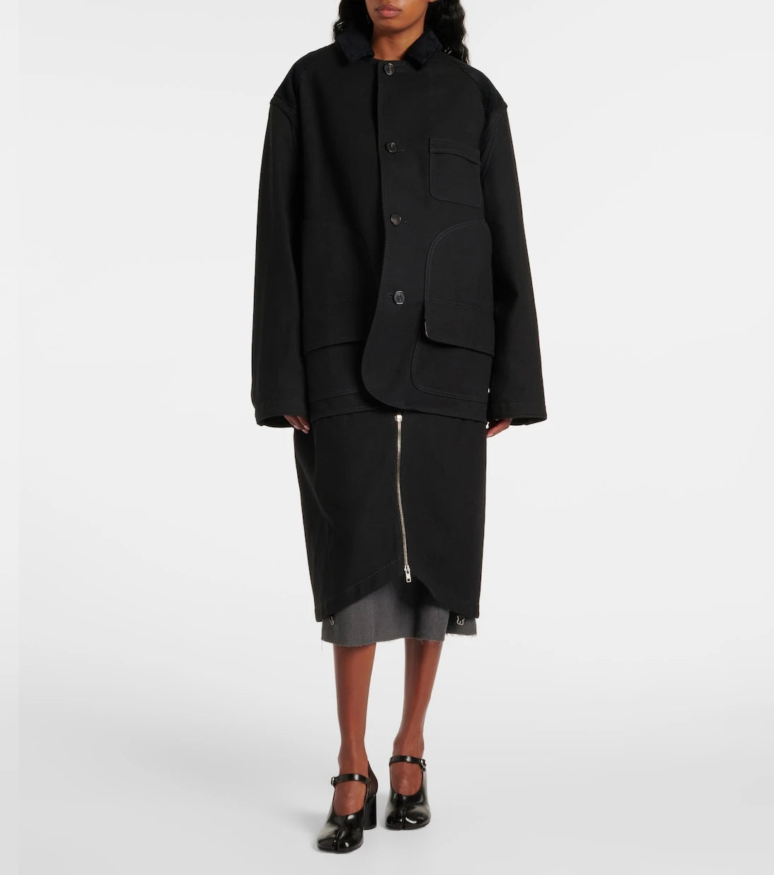 Maison Margiela - Cotton and wool coat