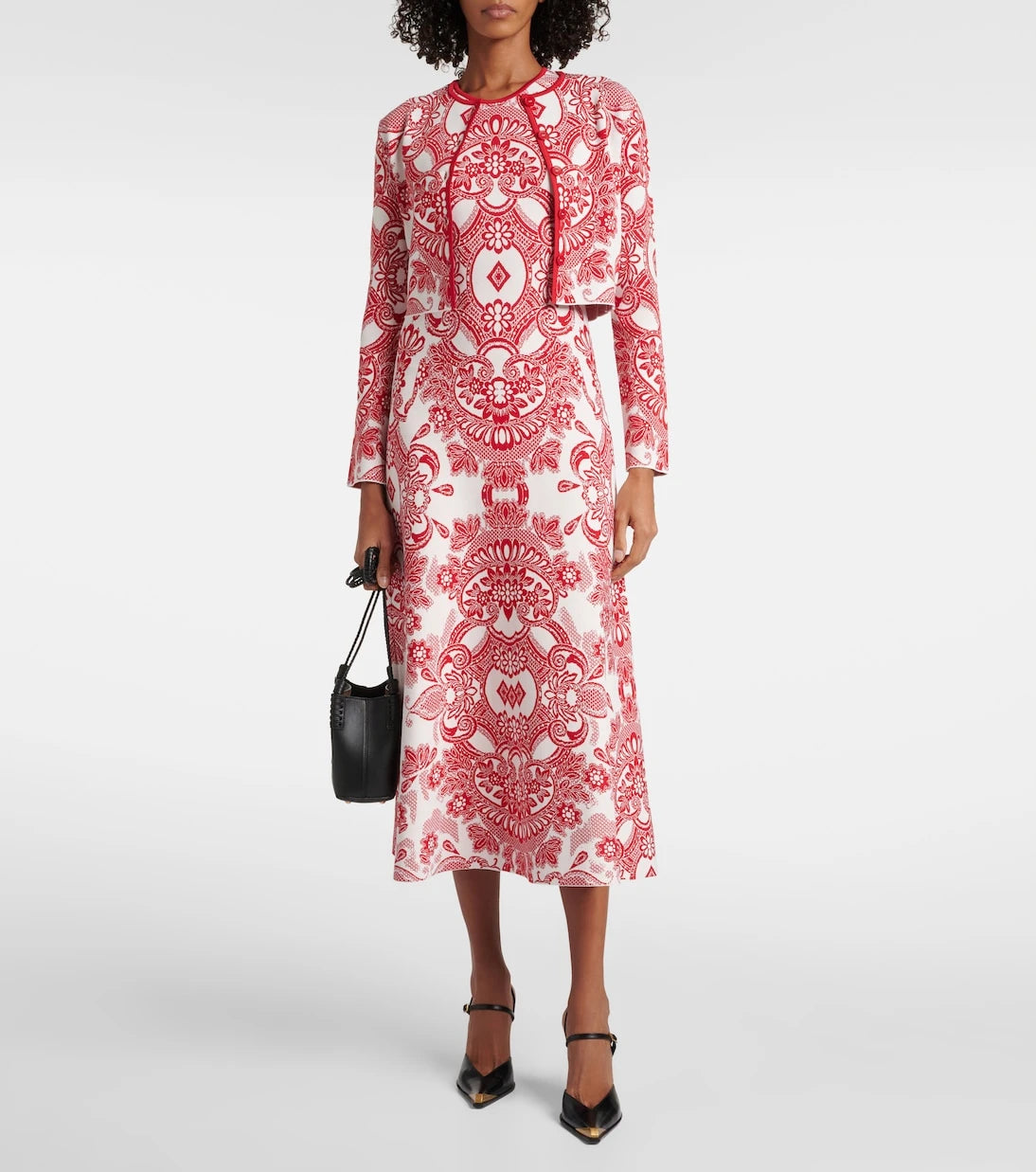 Etro - فستان ميدي جاكار