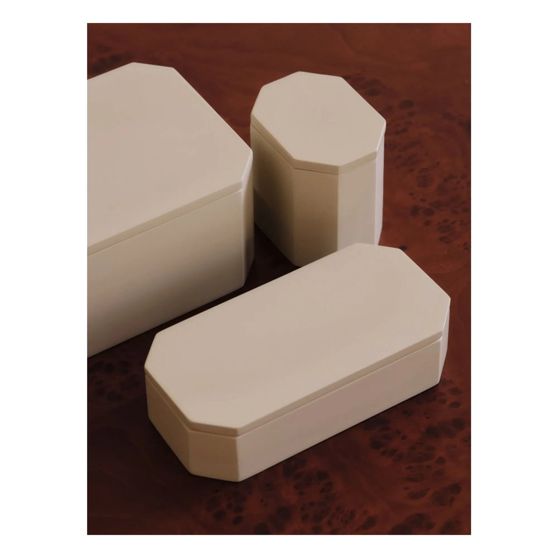 Ferm Living - FSC Nova bamboo box  | Cream