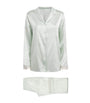 Hanro Green Stretch Silk Pyjama Set