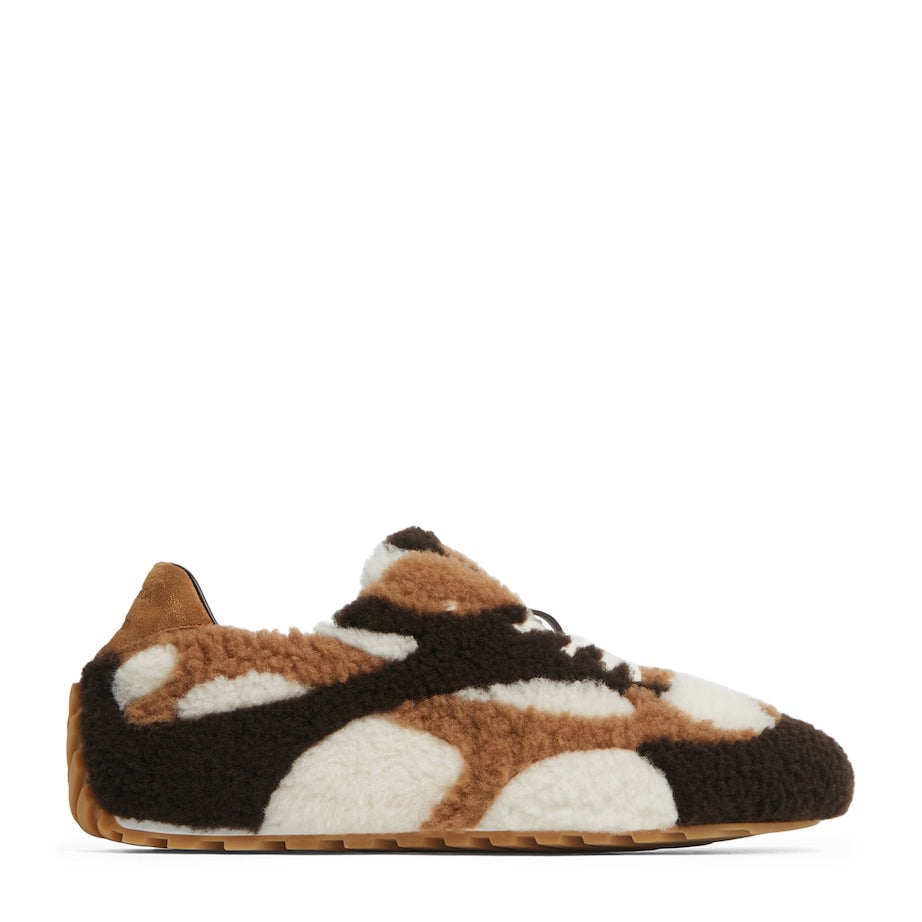 Shearling Orbit Flash Sneakers