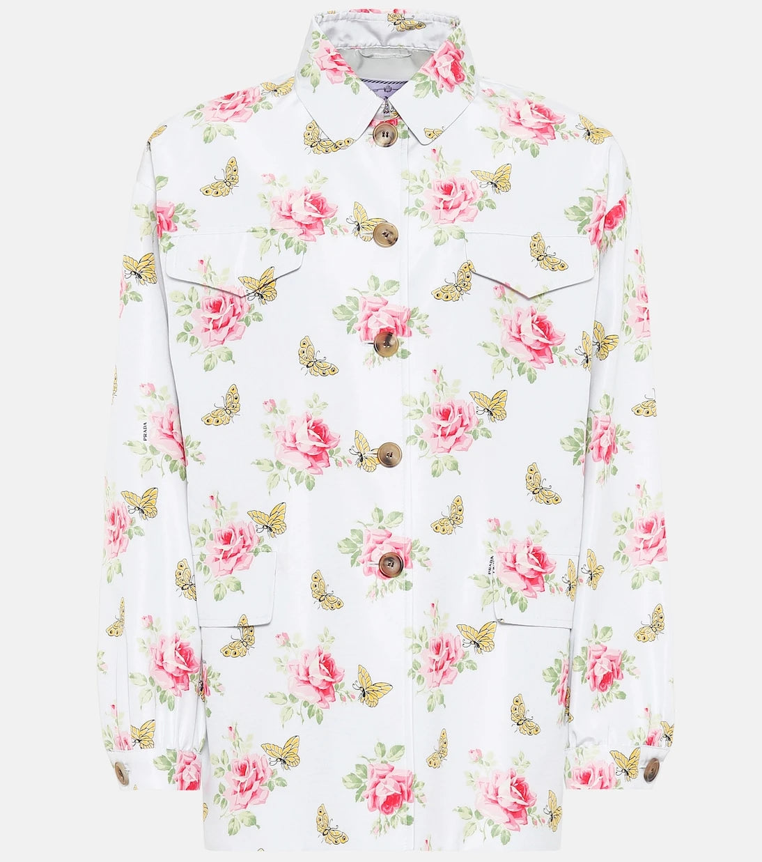 Prada - Printed silk jacket