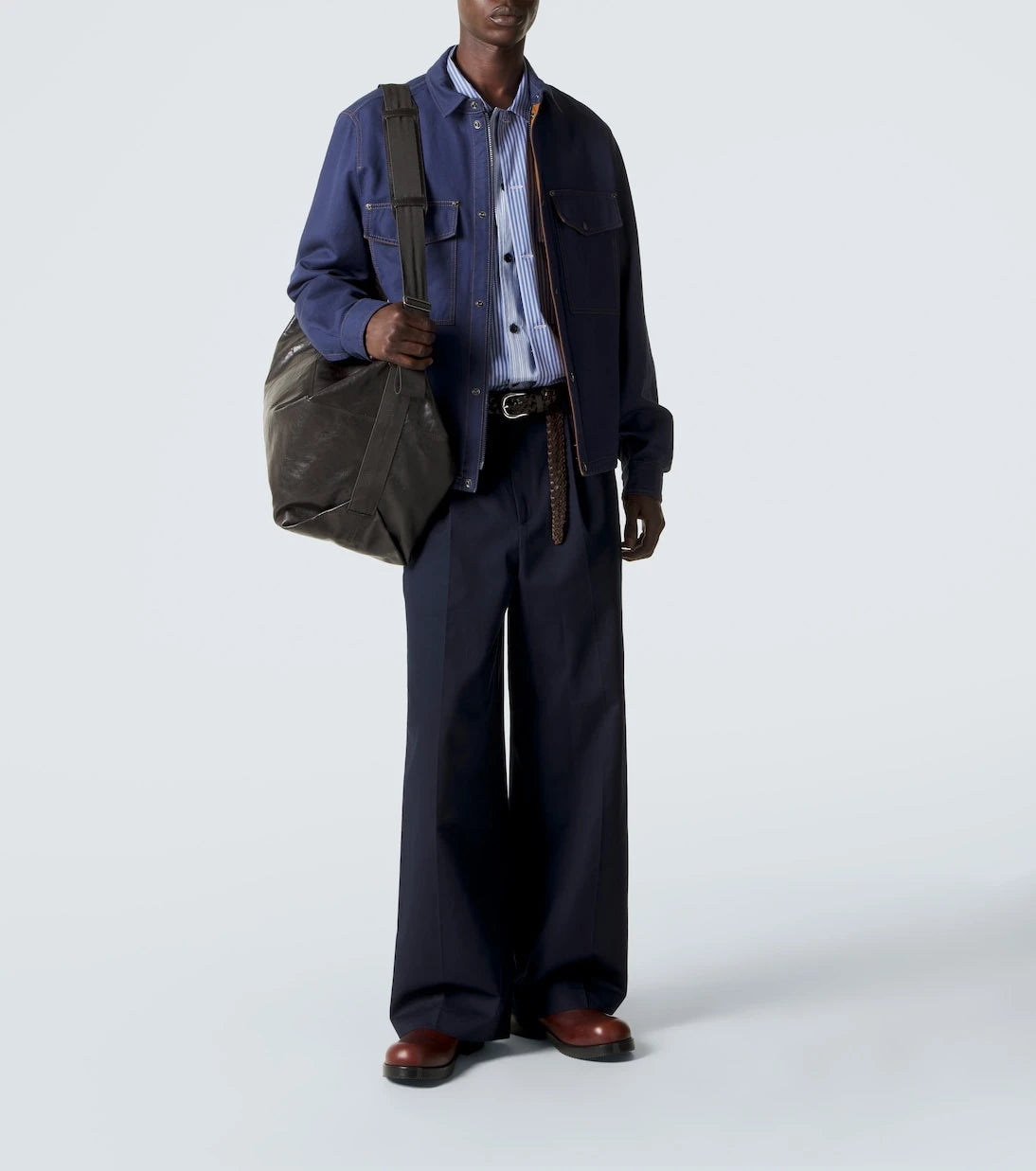 Moncler - Cotton and linen field jacket