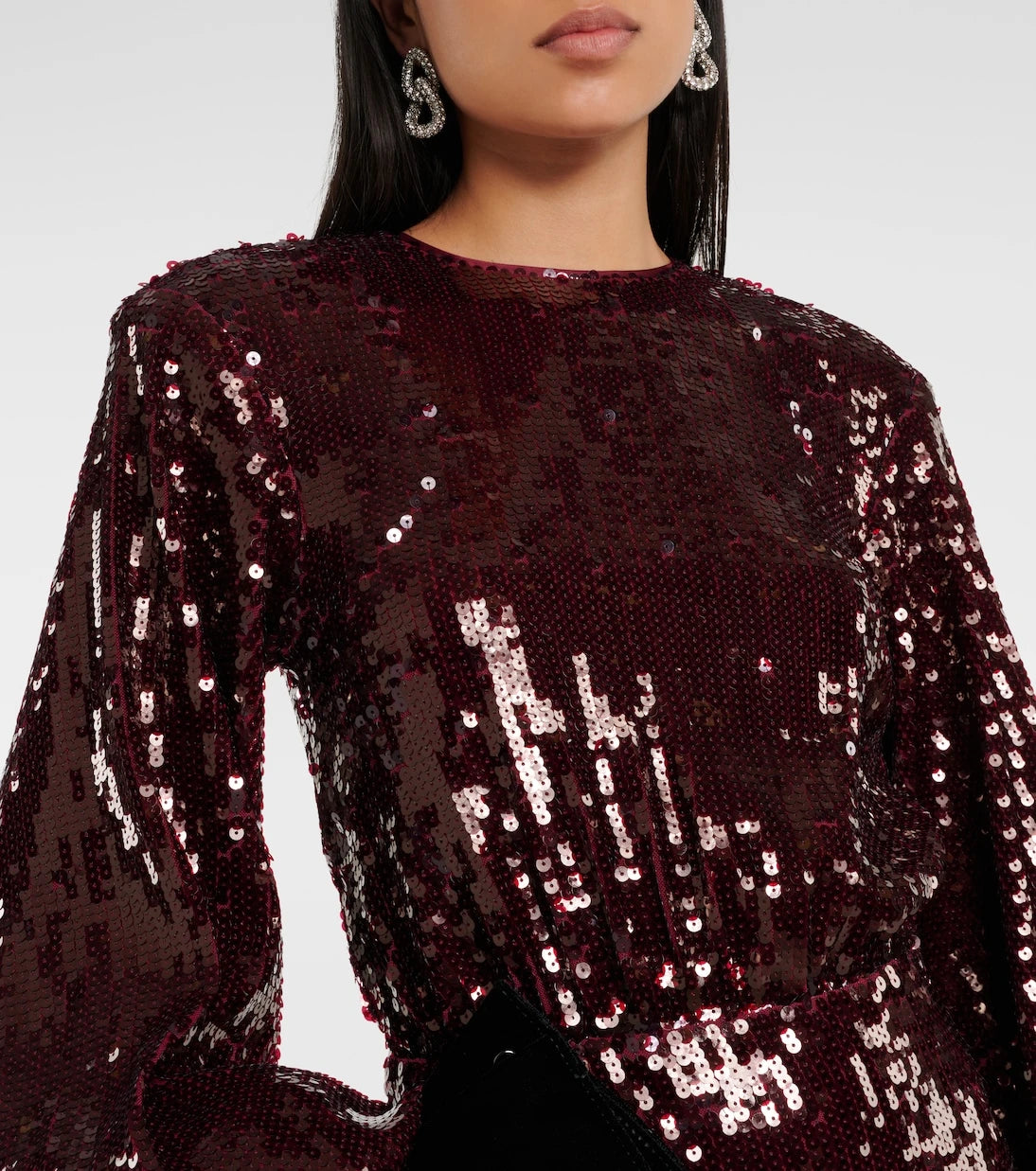 Rotate - Sequined maxi dress