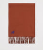 Brown Cashmere Reversible EKD Scarf