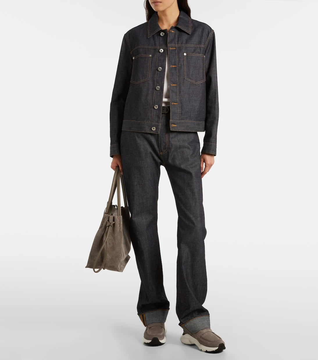Tod's - Shearling-lined leather slip-on shoes