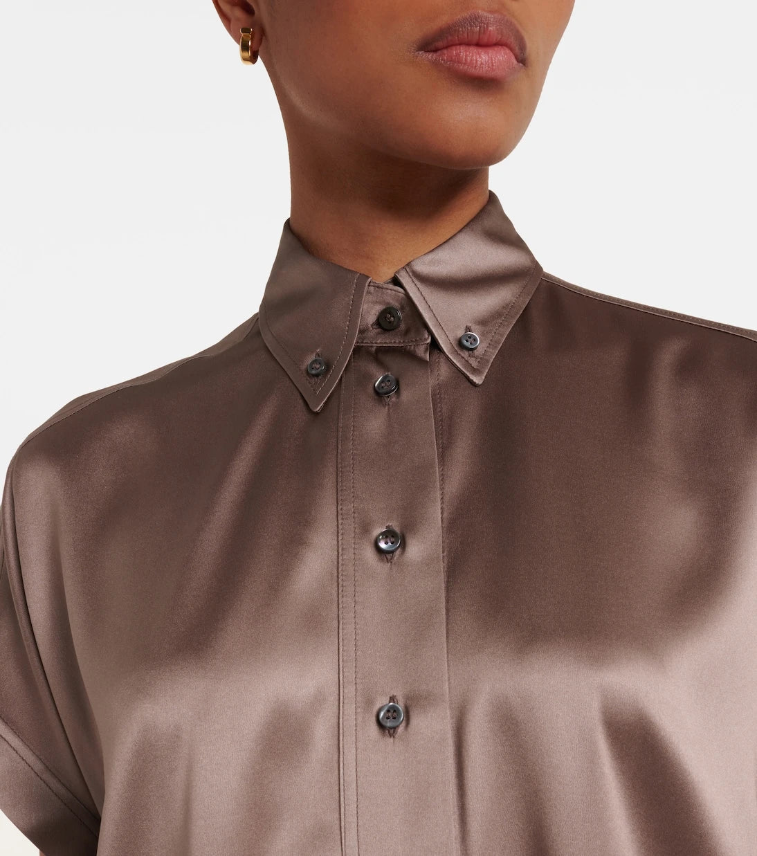 Brunello Cucinelli - Silk-blend shirt