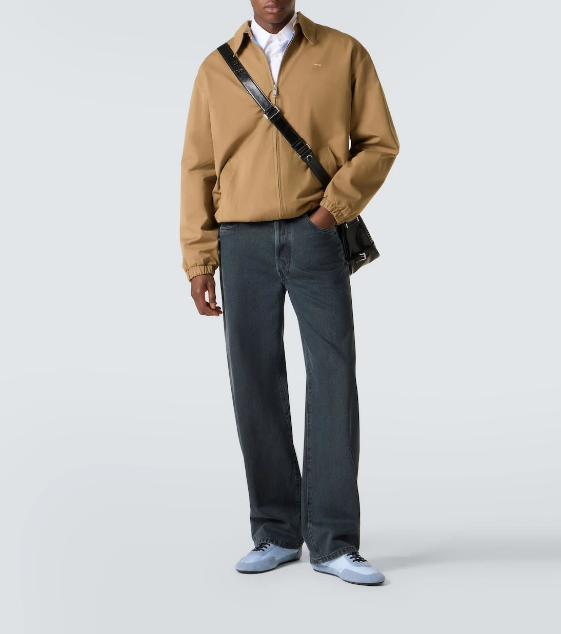 Prada - Logo cotton jacket